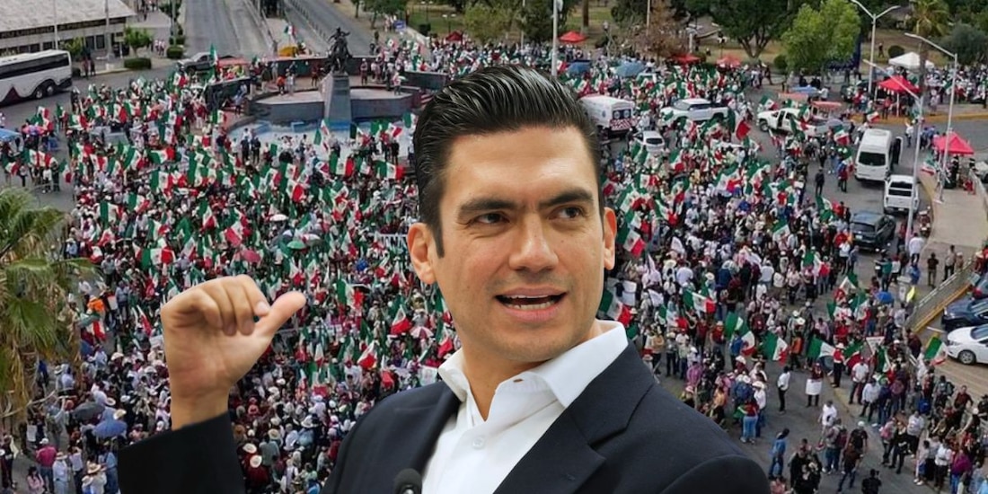 Jorge Romero acusa que Morena hizo el "ridículo" con la marcha convocada en Chihuahua.
