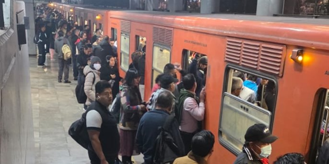 Retrasos en el Metro de la Ciudad de México.