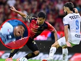 Orbelín Pineda sufrió una terrible lesión en el segundo tiempo del Atlas vs Monterrey.