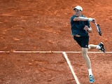 Jannik Sinner en su juego ante Rafael Jódar en el Abierto de Madrid