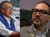 El morenista Saúl Huerta y el petista Mauricio Toledo.