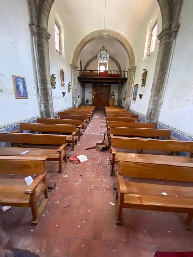 Robo a Capilla Tlaxcoaque, en el Centro Histórico de la Ciudad de México.