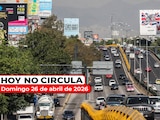 Revisa cómo aplica el Hoy No Circula este domingo 26 de abril de 2026.