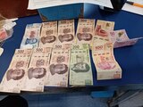 La cartera contenía 3 mil 950 pesos en efectivo.