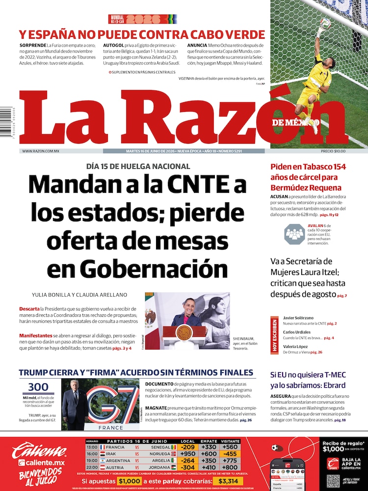 La Razón 16 Junio 2026
