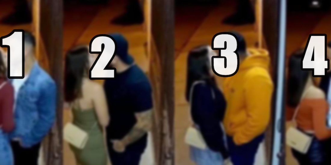 Joven es captada con sus 4 novios y se vuelve viral | VIDEO