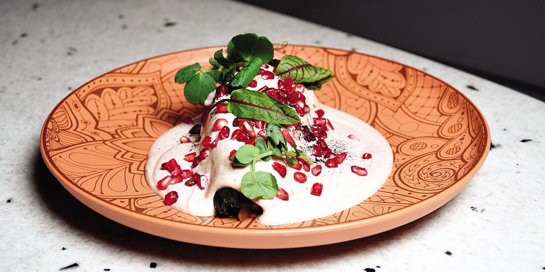 Chile en nogada del restaurante Sendero.