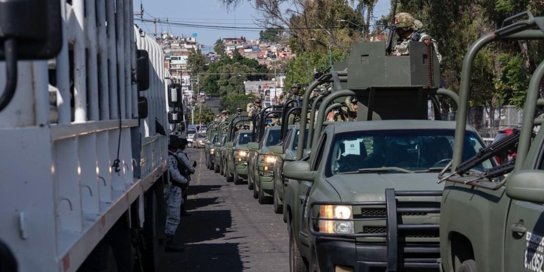 Como parte del Plan Michoacán, arriban mil 980 elementos de la GN y del Ejército al estado.