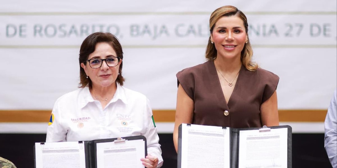 La gobernadora Marina del Pilar Avila Olmeda encabezó la reunión de trabajo con las corporaciones federales en el municipio costero.