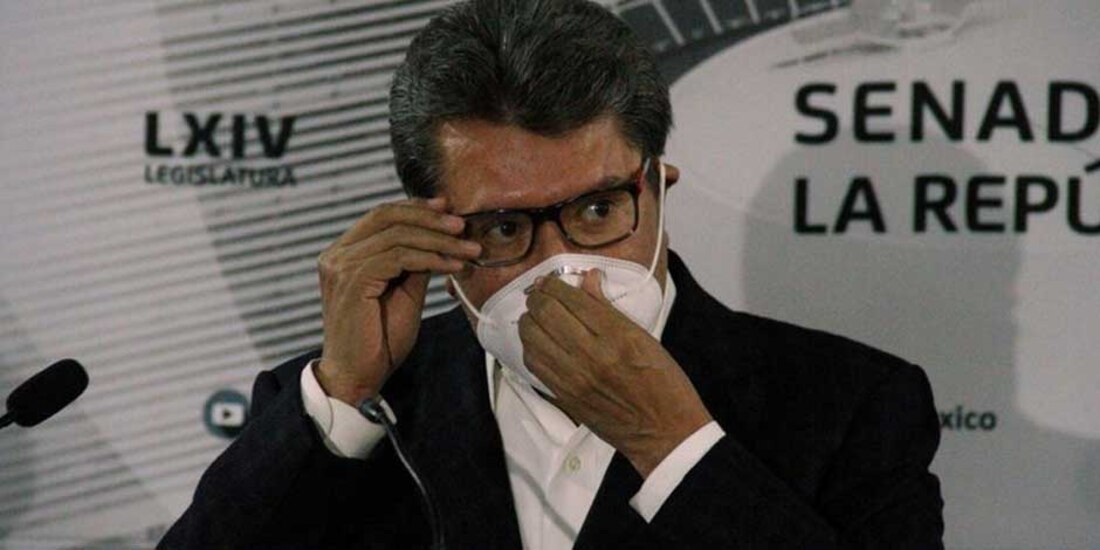 Ricardo Monreal Ávila, coordinador del Grupo Parlamentario de Morena en la Cámara Alta