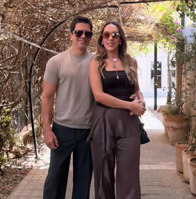 Yahir y su esposa Cristina