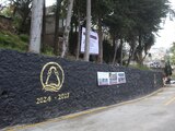 El nuevo muro perimetral del Jardín de Niños C.A.S.I. Huayatla garantiza la seguridad de los alumnos.