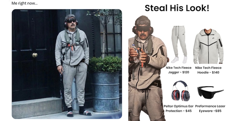 Conjunto Nike de Nicolás Maduro