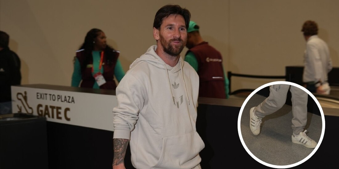 Lionel Messi causa sensación por sus tenis en el Super Bowl 2025