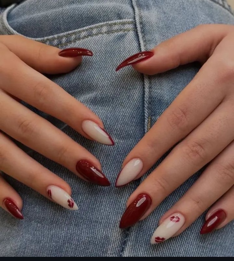 Diseños de uñas para San Valentín 2026