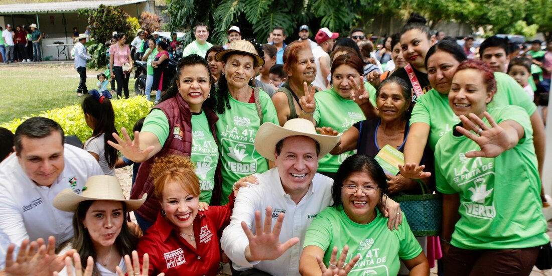 Eruviel Ávila y Lucy Vargas reafirman su compromiso con el proyecto de Claudia Sheinbaum.