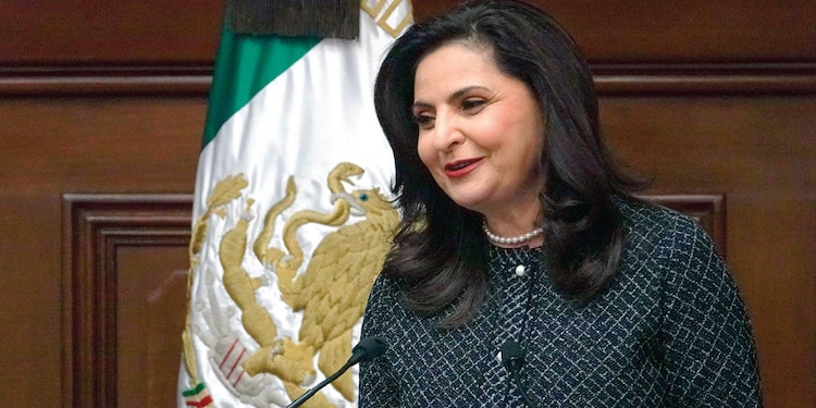 LA MAGISTRADA de la Sala Superior del TEPJF, Mónica Soto, en octubre de 2025.