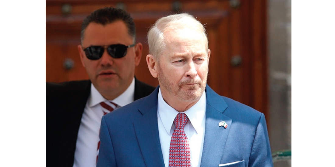 RONALD JOHNSON, embajador de EU en México, el pasado 20 de abril.
