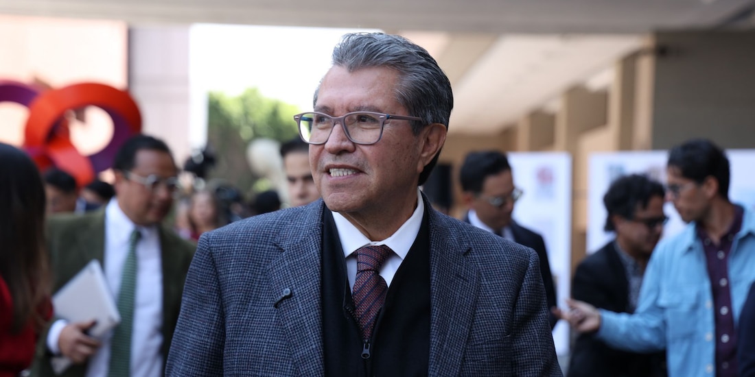El coordinador de Morena en Diputados Ricardo Monreal
