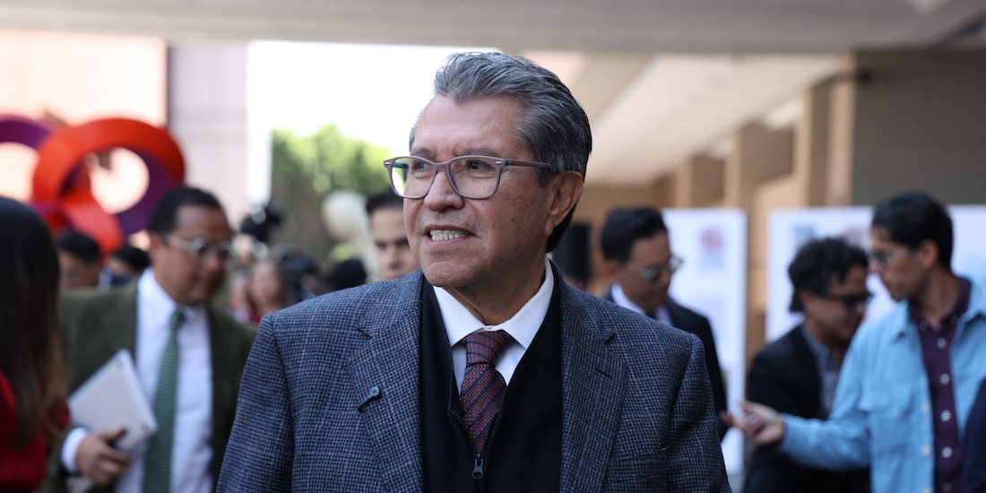 El coordinador de Morena en Diputados Ricardo Monreal