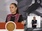Claudia Sheinbaum en su conferencia de este miércoles.