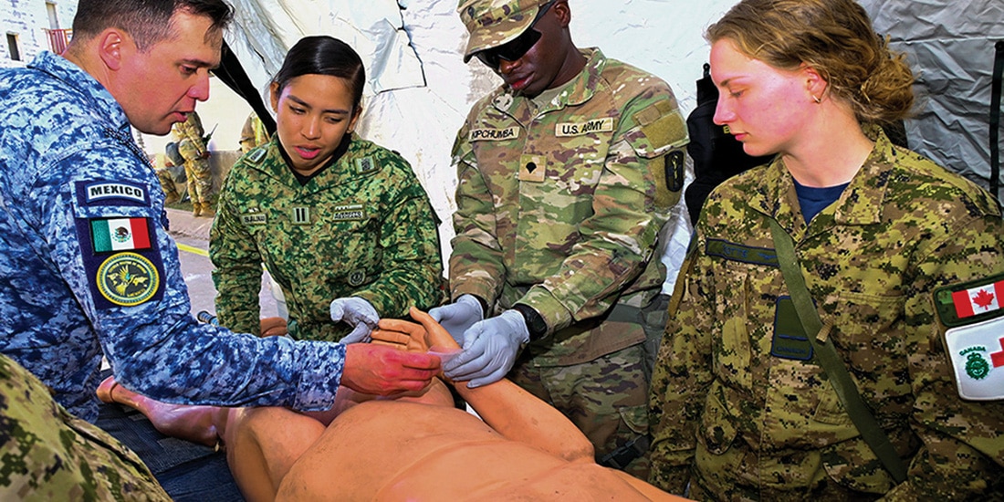 FUERZAS de México, Canadá y EU, en un
ejercicio del 6 al 13 de diciembre.