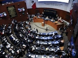 Sesión en el Senado de la República, en una fotografía ilustrativa.