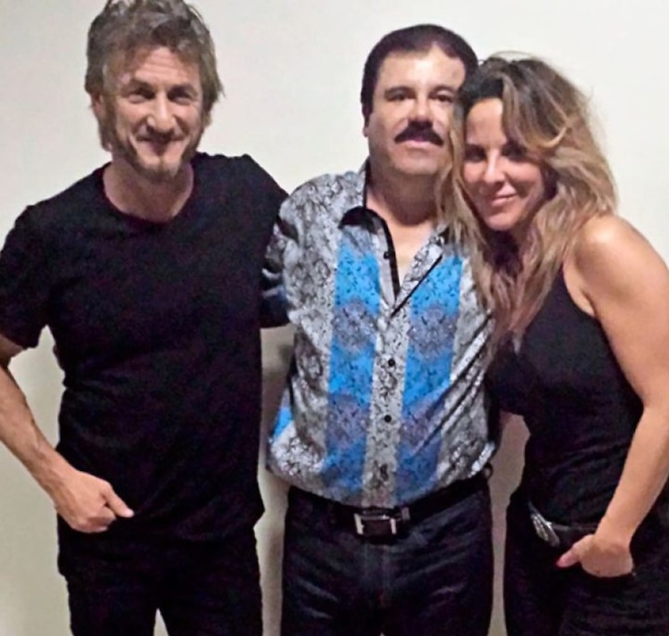 Sean Penn, El Chapo y Kate del Castillo.