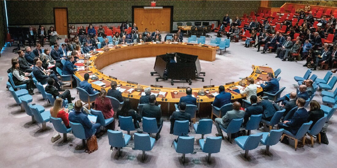 Sesión de emergencia del Consejo de Seguridad de la ONU, el pasado fin de semana.