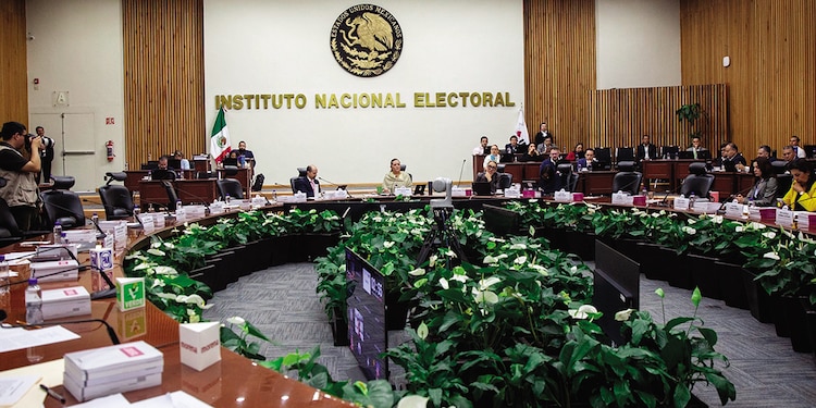 Sesión del Consejo General del INE