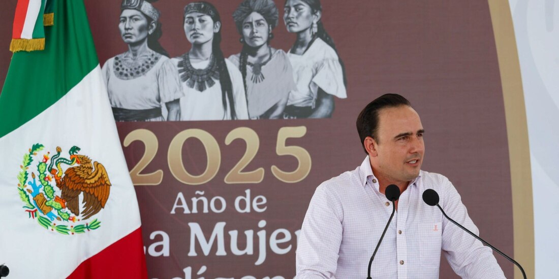 El gobernador Manolo Jiménez, el pasado 16 de mayo, en San Juan de Sabinas, Coahuila.