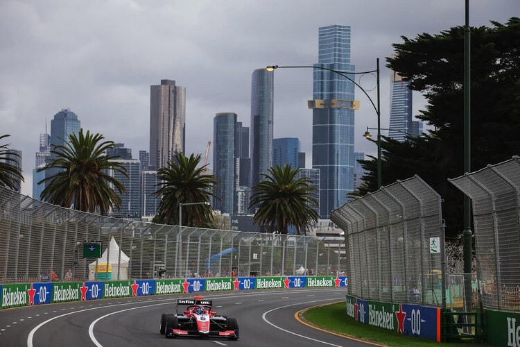 Santiago Ramos en el GP de Australia de la Fórmula 3 en 2024