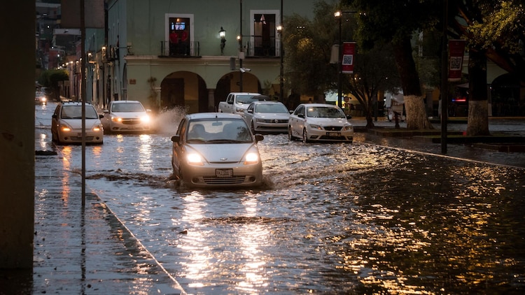 Fuertes lluvias en México