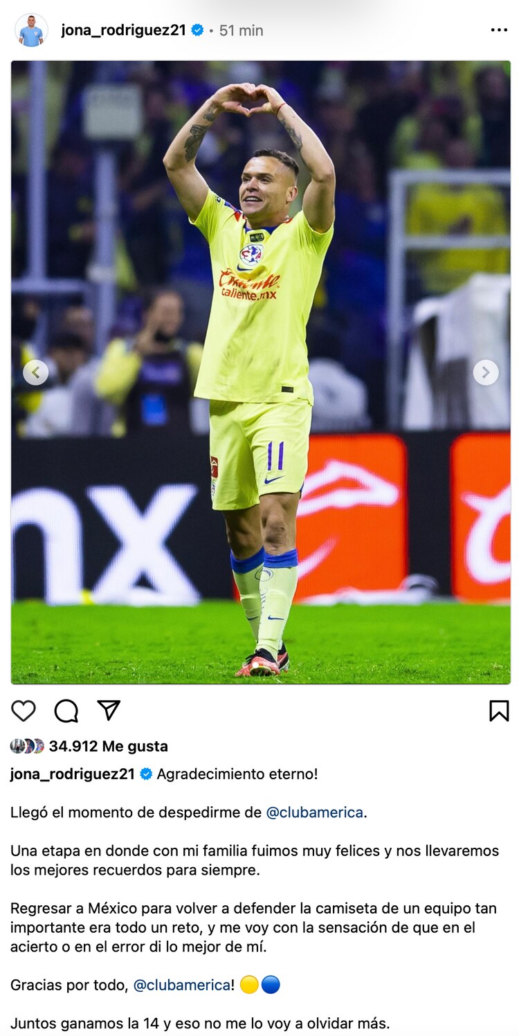 Cabecita llegó al América en 2022.