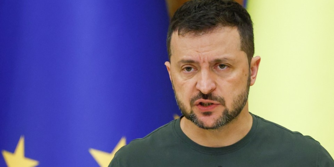 Volodimir Zelenski, presidente de Ucrania.