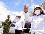 El 5 de junio, la secretaria de Energía, Rocío Nahle, acompañó al presidente López Obrador, en su recorrido por las obras de la Refinería Dos Bocas.