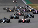 La salida de la sprint del GP de Gran Bretaña de F1