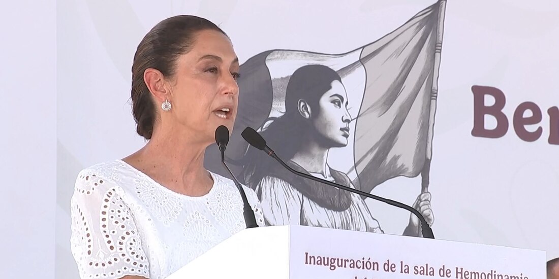 Claudia Sheinbaum inaugura nuevas instalaciones del Hospital IMSS-Bienestar en La Paz, Baja California Sur.
