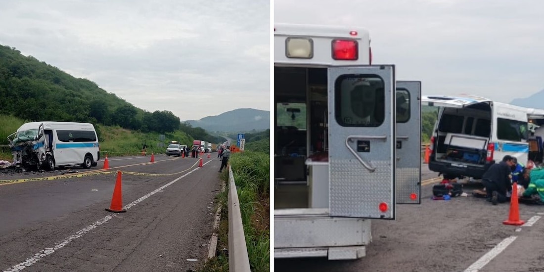 Accidente en Michoacán deja al menos cinco personas muertas.
