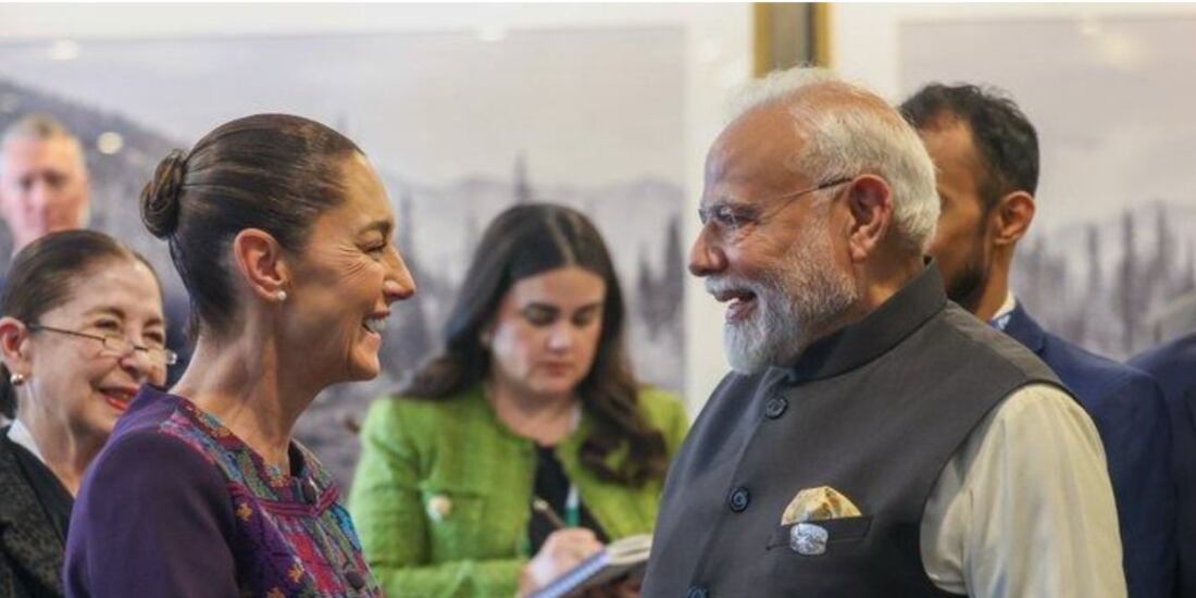Modi La Razor Sheinbaum se reúne con el Primer Ministro de la India Narendra Modi ...