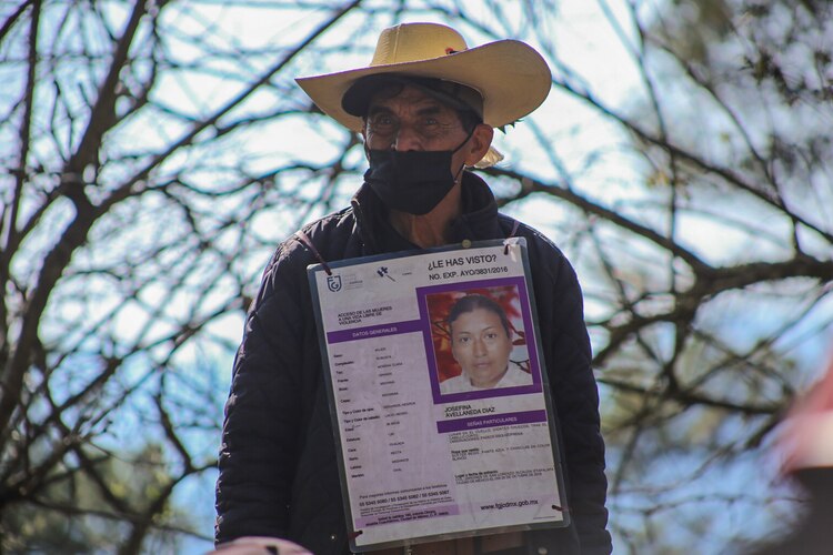 Más de un centenar de personas participó en la búsqueda de restos de Monserrat Uribe durante tres días.