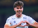 Rafael Llorente celebrando su anotación frente al Monterrey.
