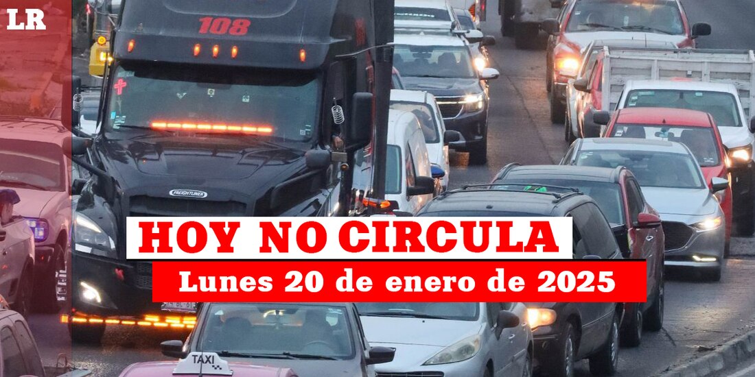 Te contamos cómo aplica el Hoy No Circula este lunes 20 de enero en la Ciudad de México y el Estado de México.