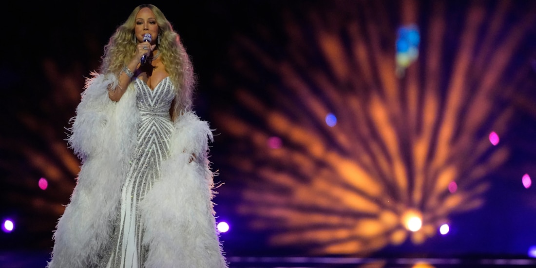 Mariah Carey en la ceremonia de apertura de los Juegos Olímpicos de Invierno 2026