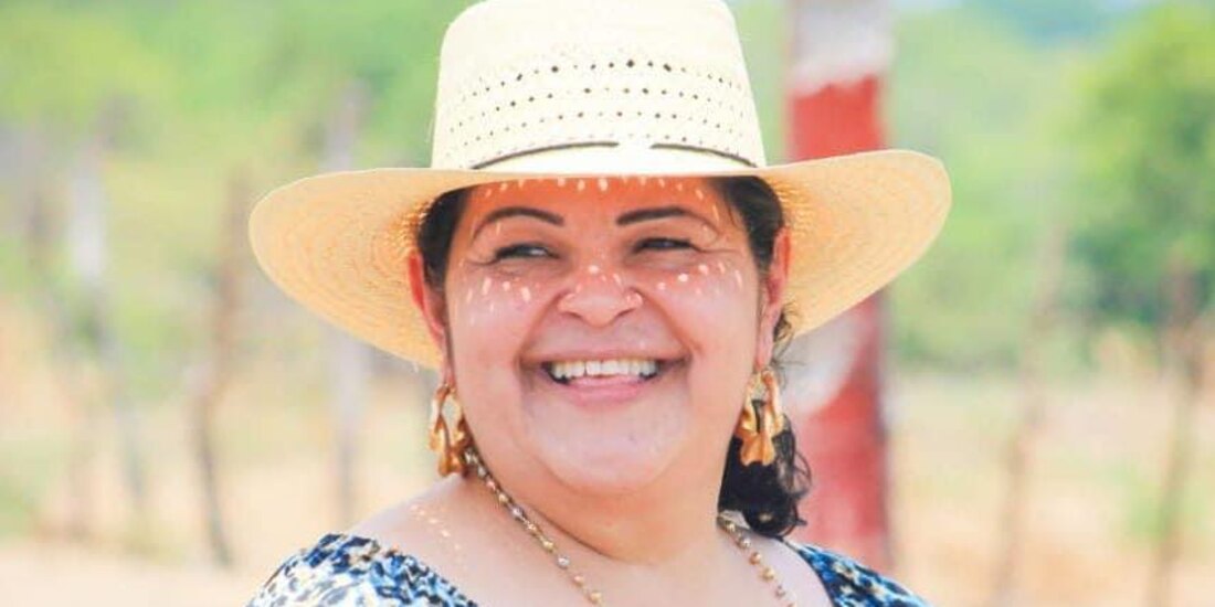 La presidenta municipal de Tepalcatepec, en imagen difundida por amigos y familiares en las redes sociales, ayer.