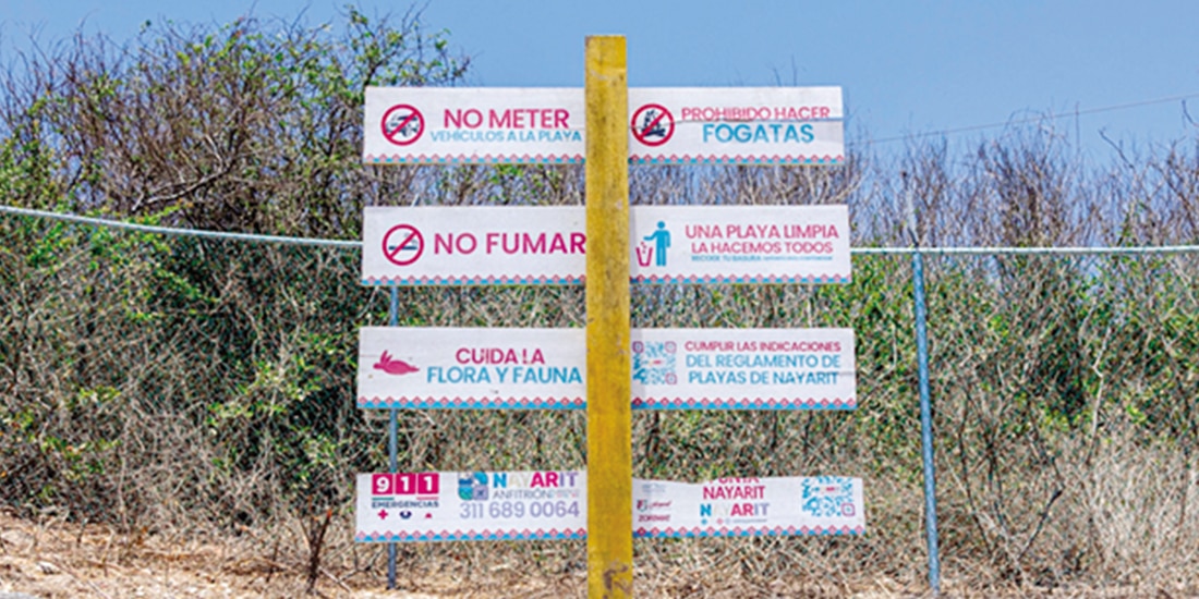 LA ZONA de las obras en Punta Mita, el 1 de mayo pasado.