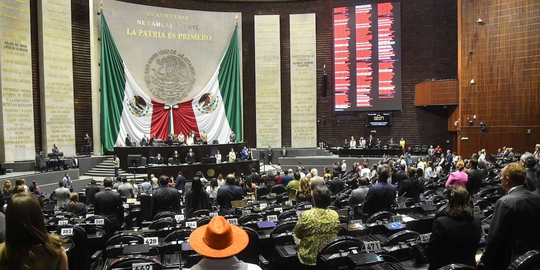 El Pleno de la Cámara de Diputados, en sesión del 21 de abril de 2026.