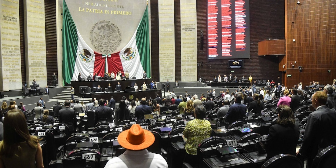 El Pleno de la Cámara de Diputados, en sesión del 21 de abril de 2026.