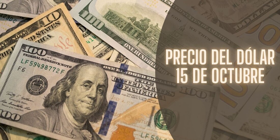 Este es el precio del dolar hoy martes 15 de octubre de 2024.