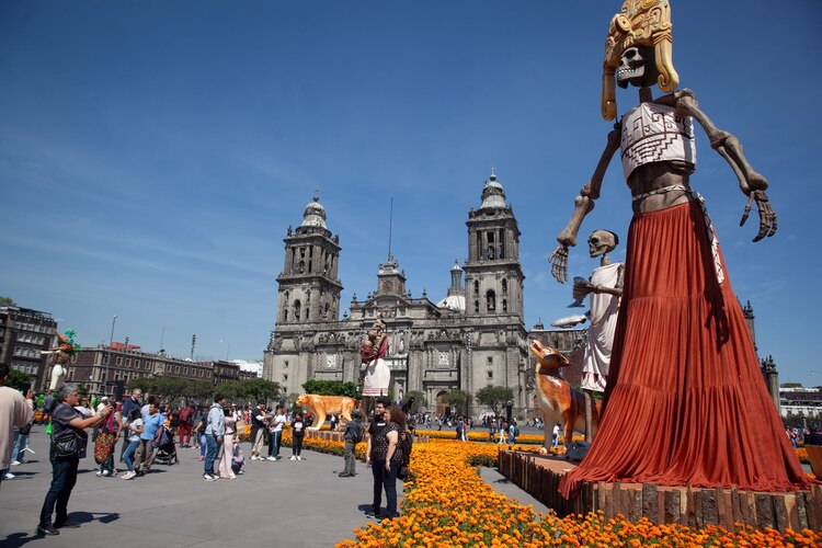 Ofrenda Monumental en el Zócalo